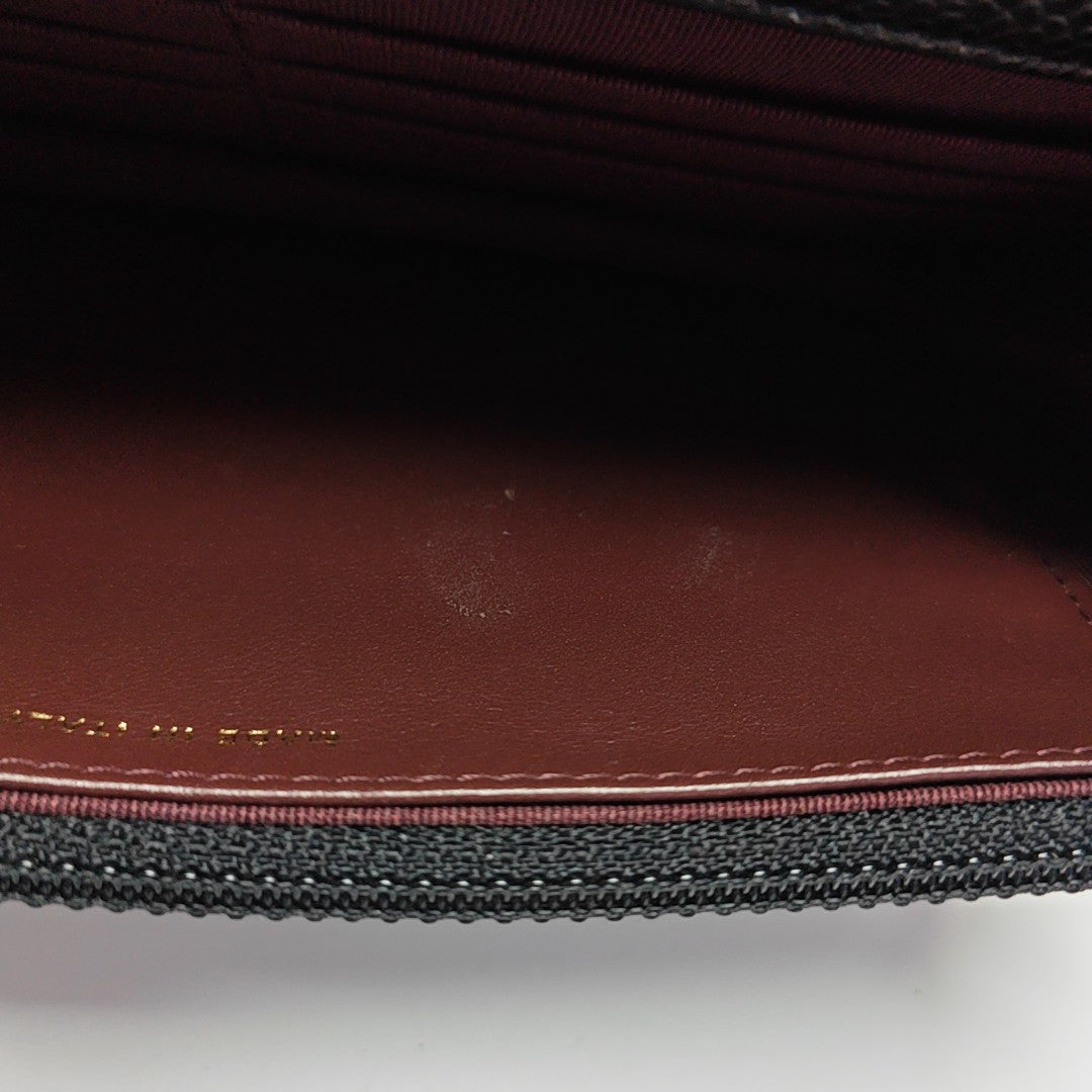 WOC Quilted Grained Calfskin Black