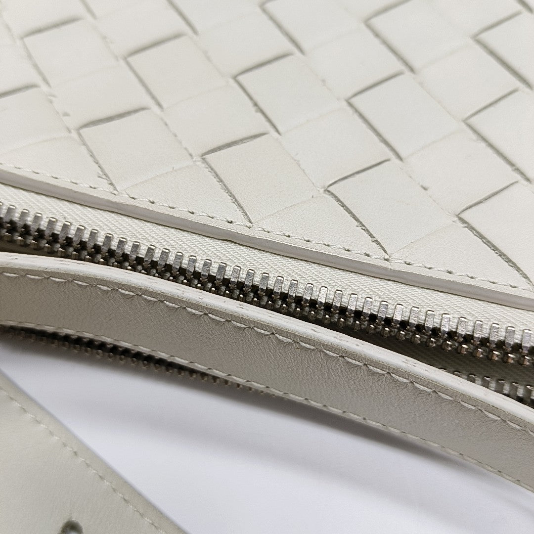Calfskin Crossbody Bag White