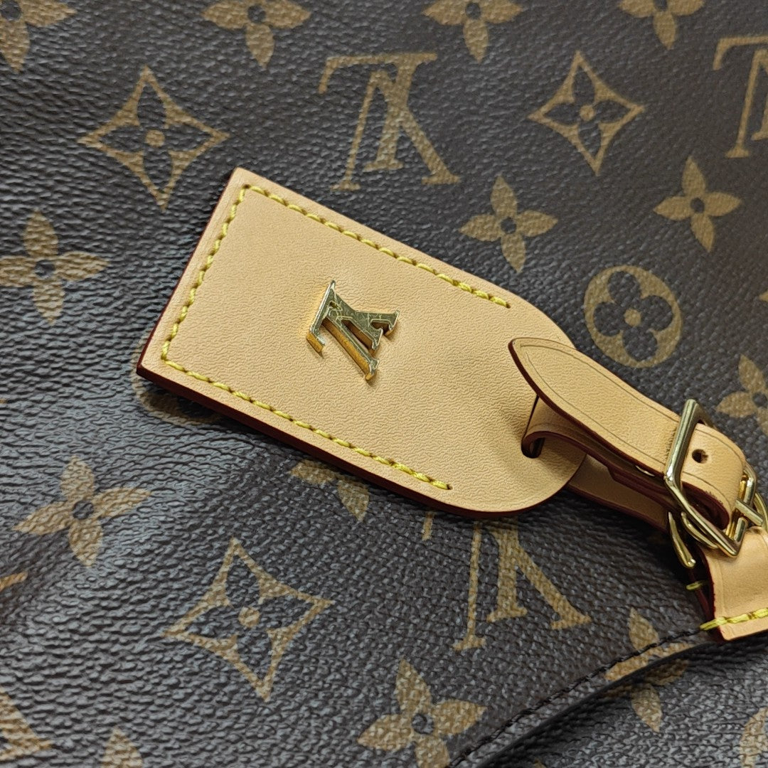 ODEON MM Monogram Coated Canvas Brown