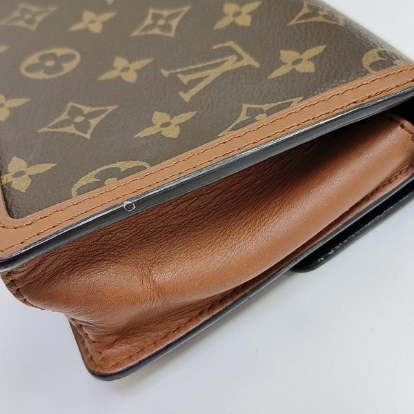 DAUPHINE WOC Monogram Coated Canvas Brown