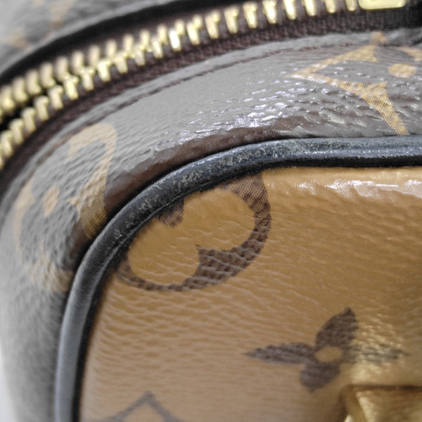 Vanity Chain Pouch Monogram Coated Canvas Brown