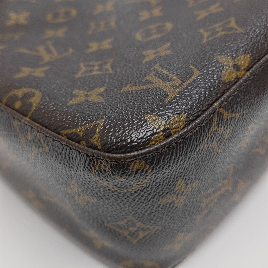 LOOPING MM Monogram Coated Canvas Brown