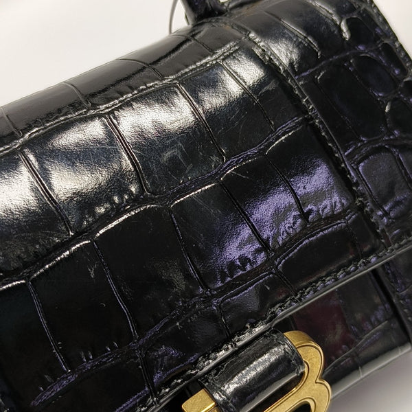 Hourglass XS Calfskin Black