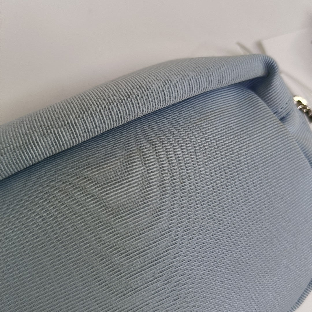 Canvas Clutch Blue