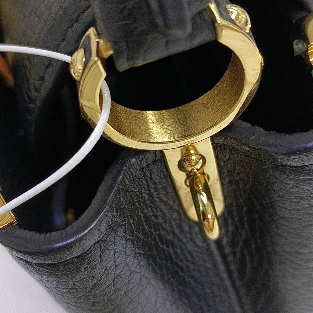 CAPUCINES Mini Calfskin Black