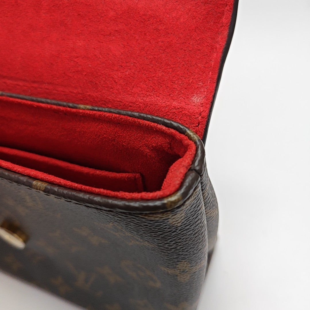 LOCKY BB Monogram Coated Canvas Red