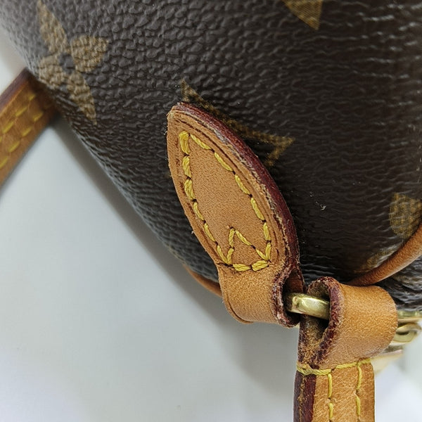 SPEEDY Nano Monogram Coated Canvas Brown
