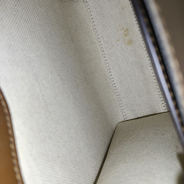 Retro Mini Monogram Coated Canvas Beige