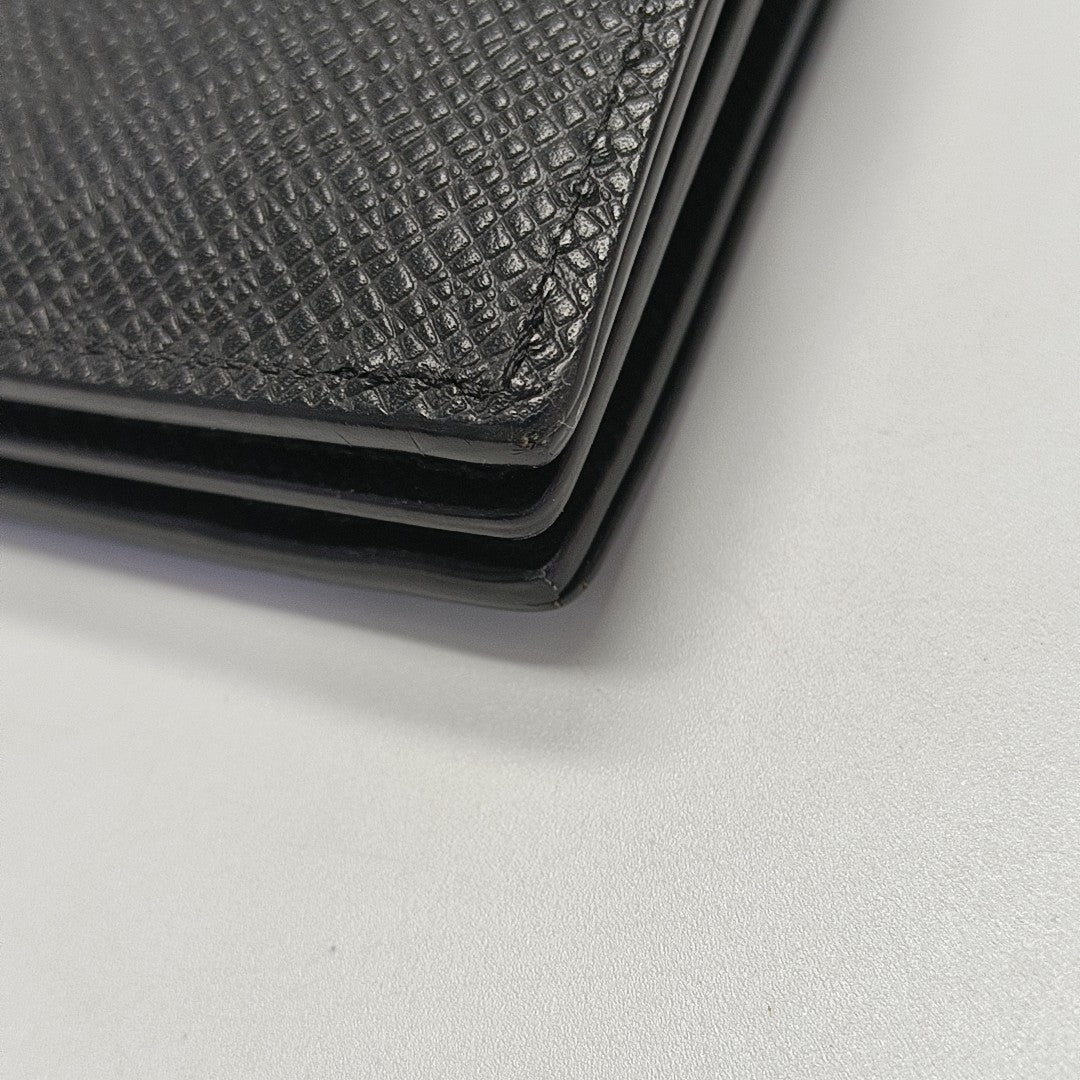 AMERIGO Calfskin Black Wallet