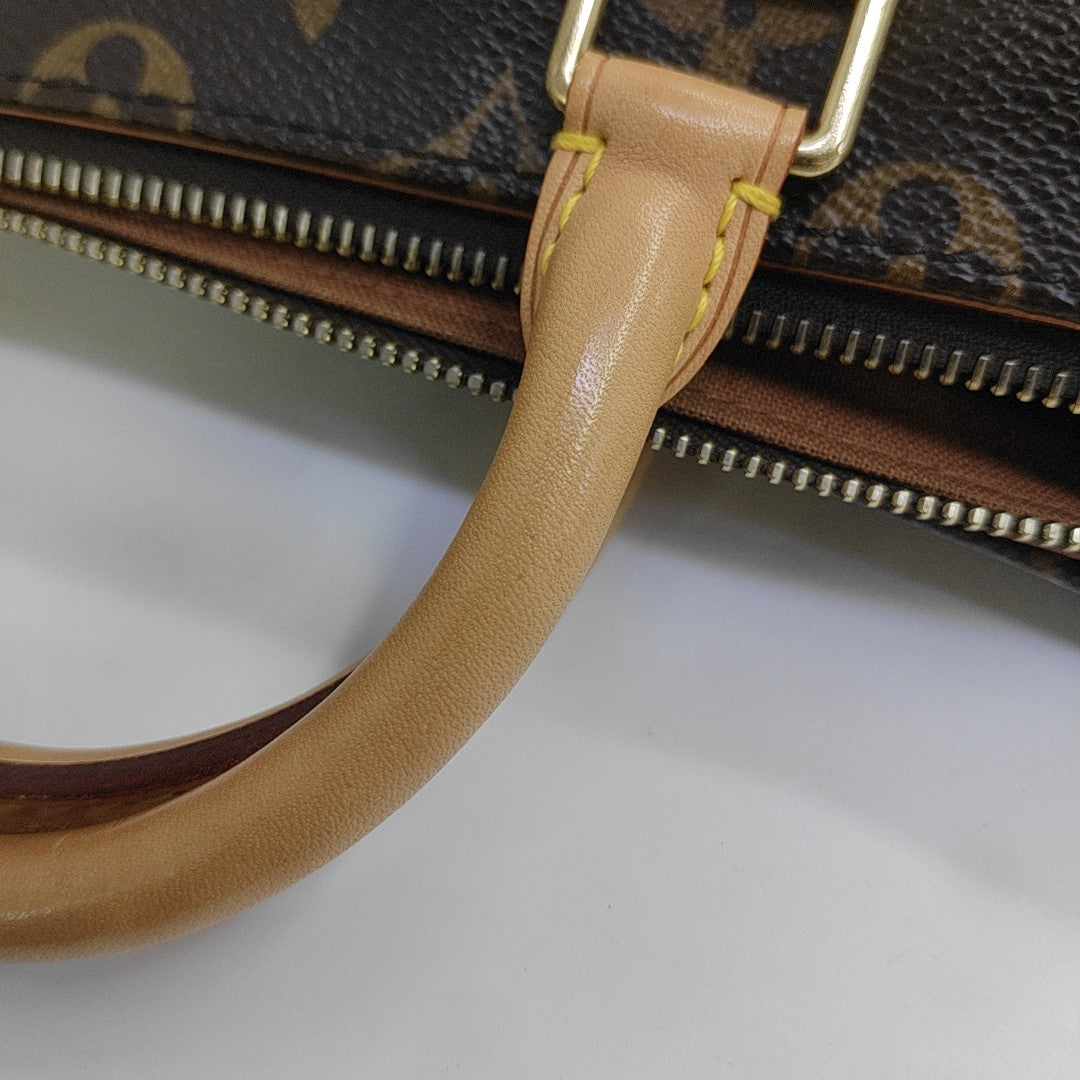 POPINCOURT Monogram Coated Canvas Brown