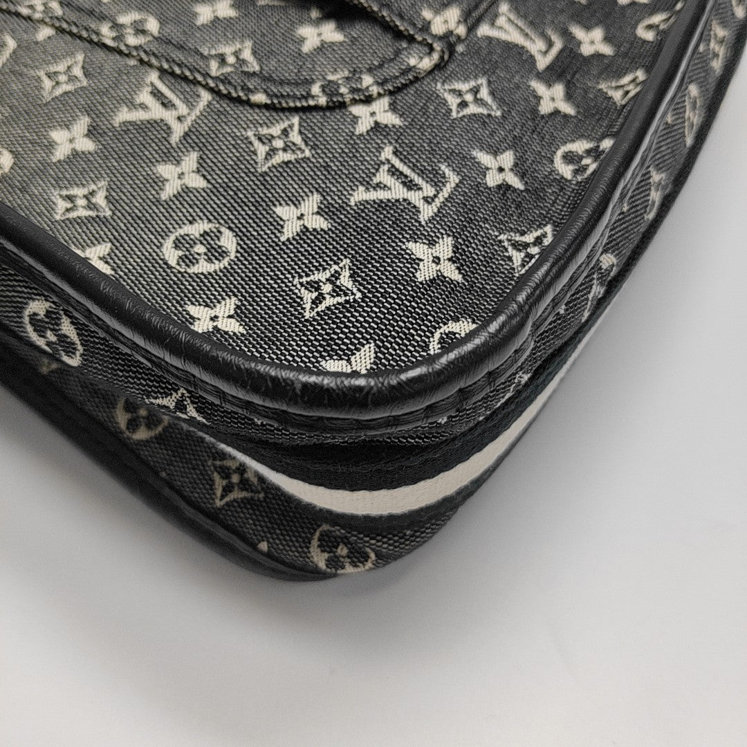 MARY KATE Monogram Canvas Gray