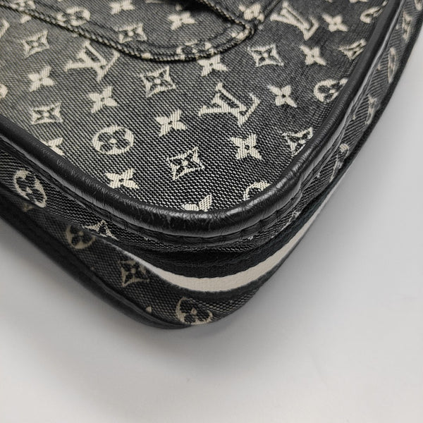 MARY KATE Monogram Canvas Gray