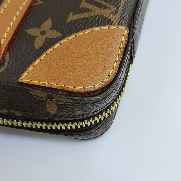 SOFT TRUNK PM Monogram Coated Canvas Brown