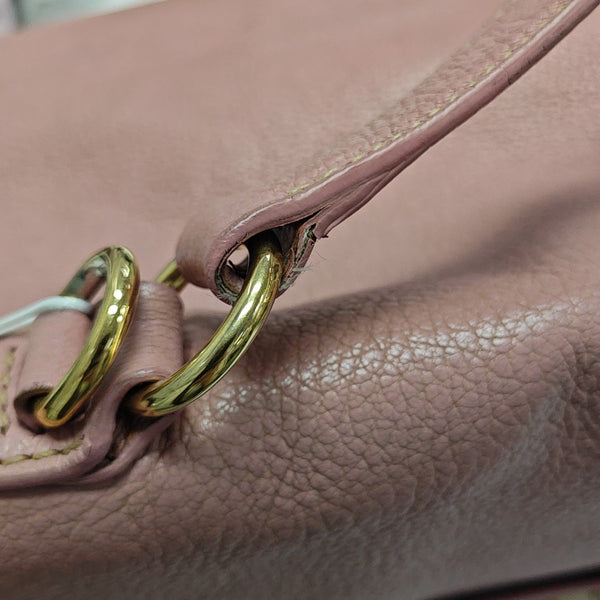 Calfskin Shoulder Bag Pink