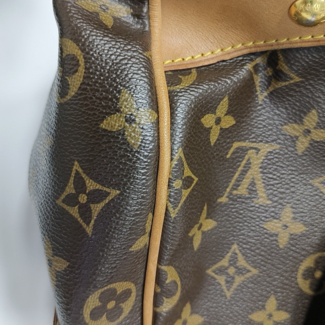 RETIRO NM Monogram Coated Canvas Brown