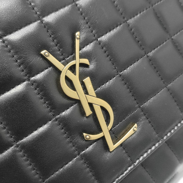 Quilted Lambskin Clutch Black