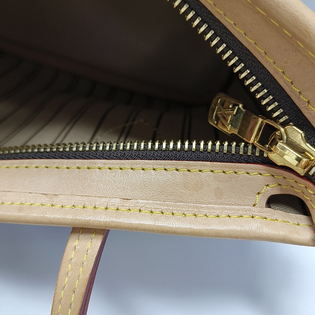 NEVERFULL BB Monogram Coated Canvas Brown