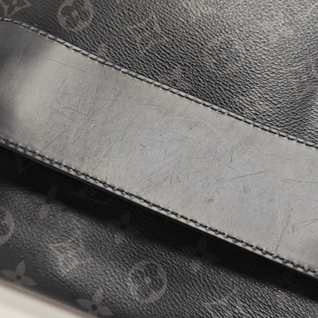 VOYAGER PM Monogram Coated Canvas Black