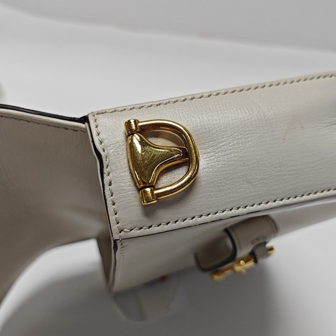 Horsebit 1955 Mini Calfskin White