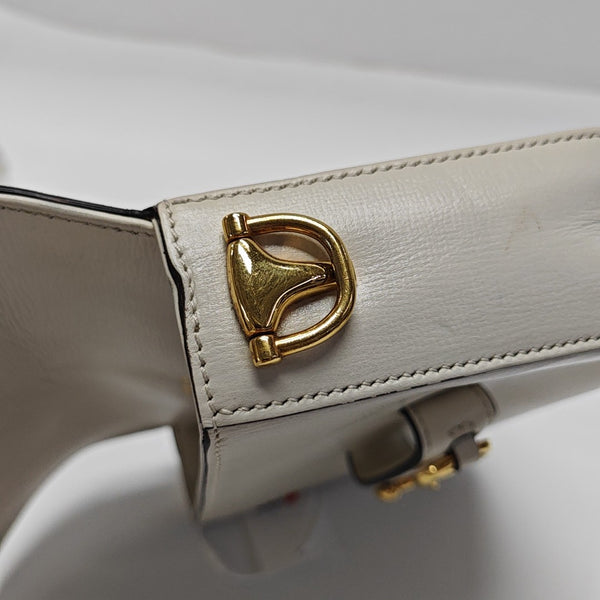 Horsebit 1955 Mini Calfskin White