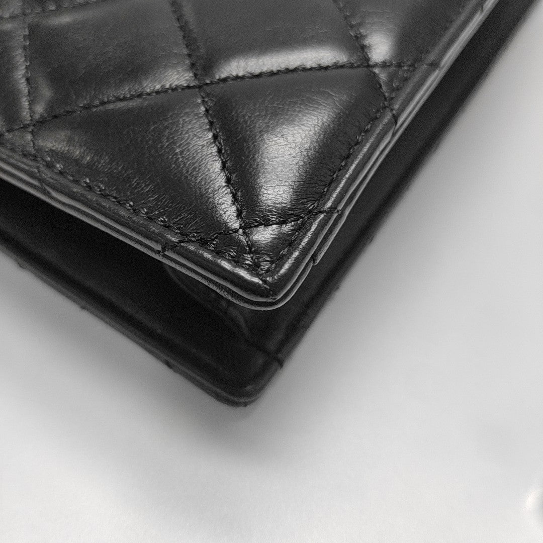 Quilted Lambskin Small Black