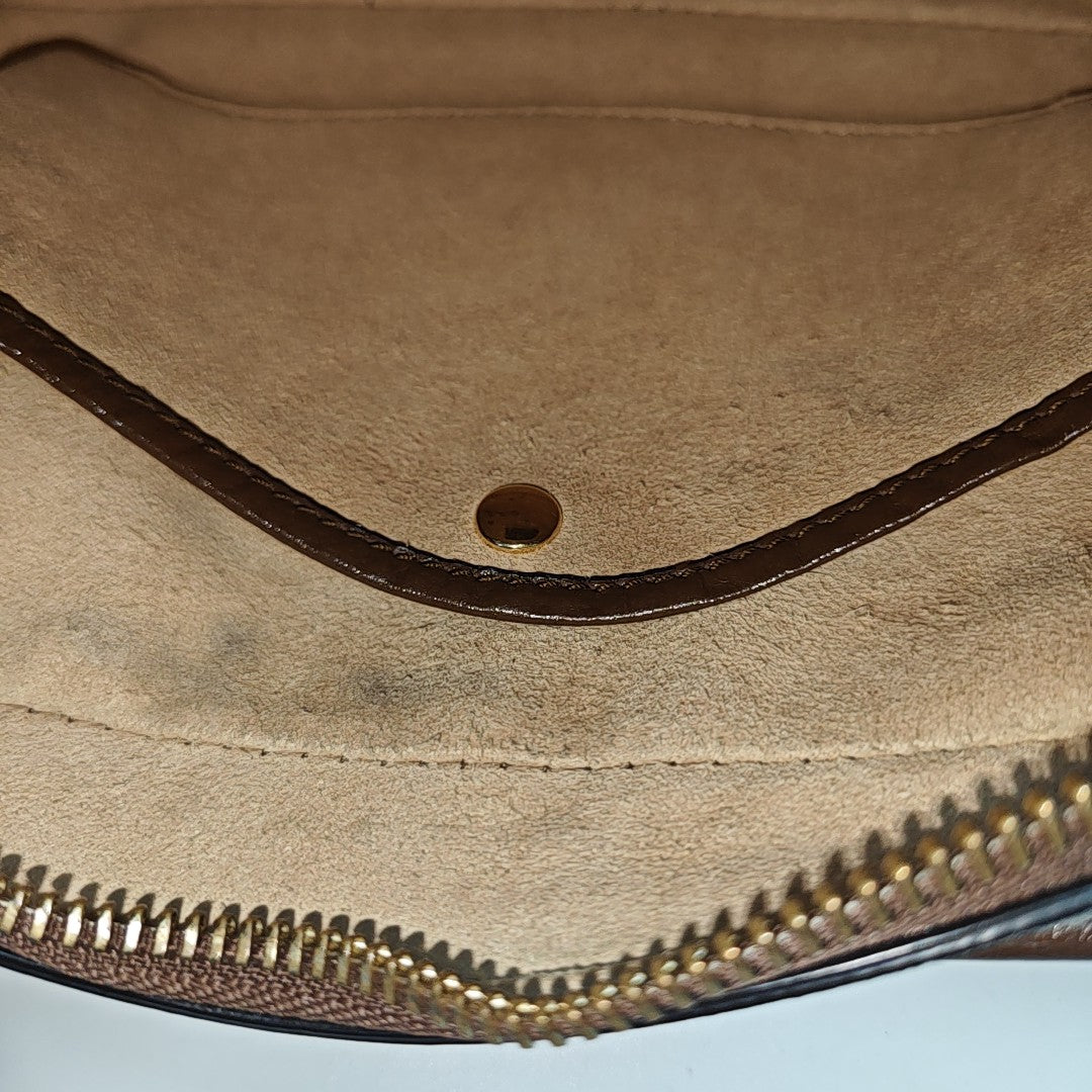 GG Supreme Mini Monogram Coated Canvas Beige