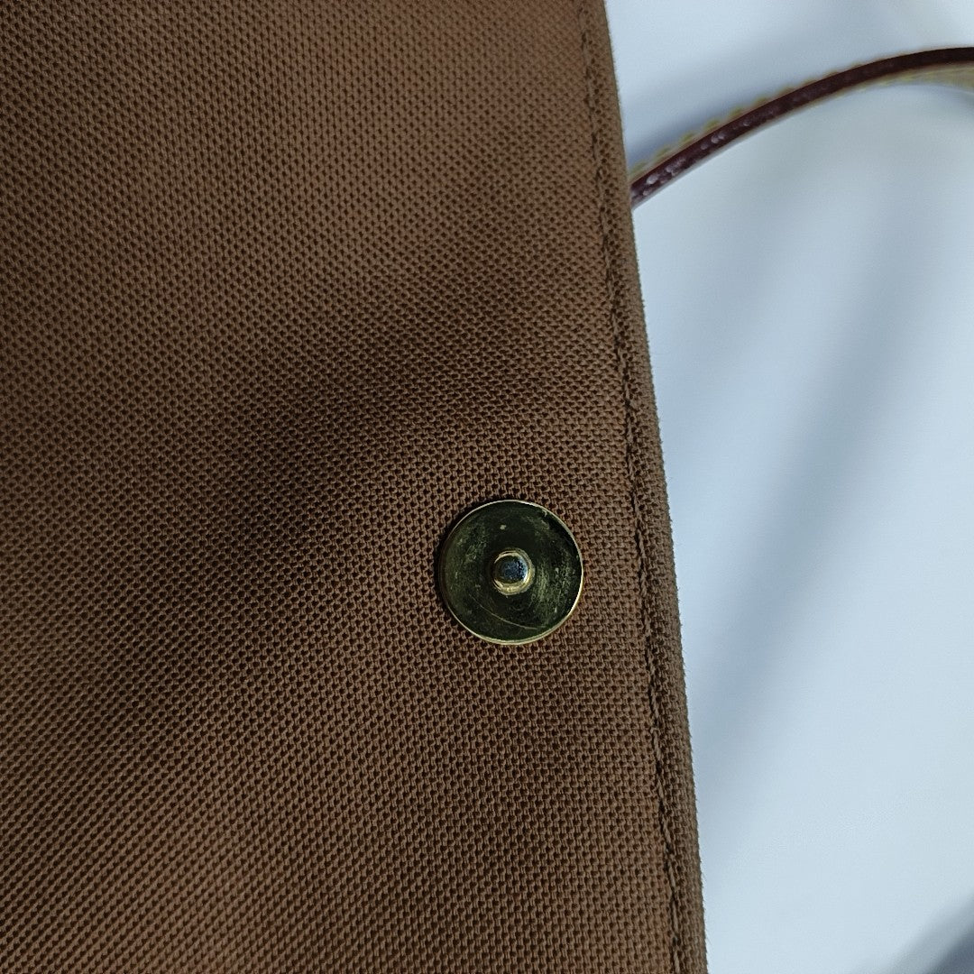 IVY Monogram Coated Canvas Brown
