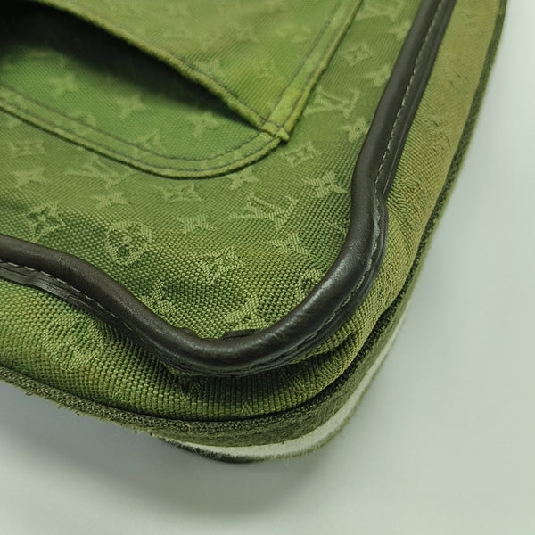 MARY KATE Monogram Canvas Green