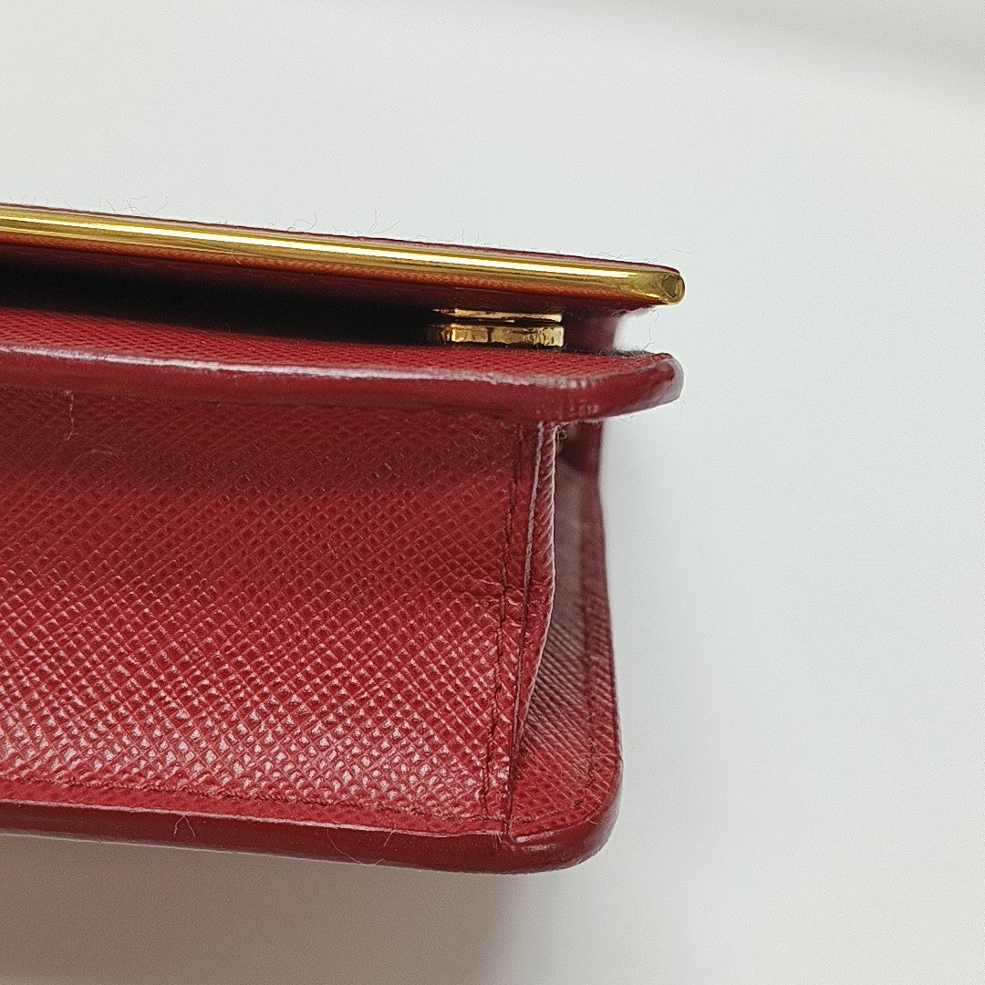 Saffiano Calfskin Red