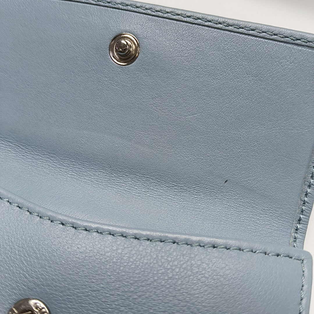 Calfskin Wallet Blue
