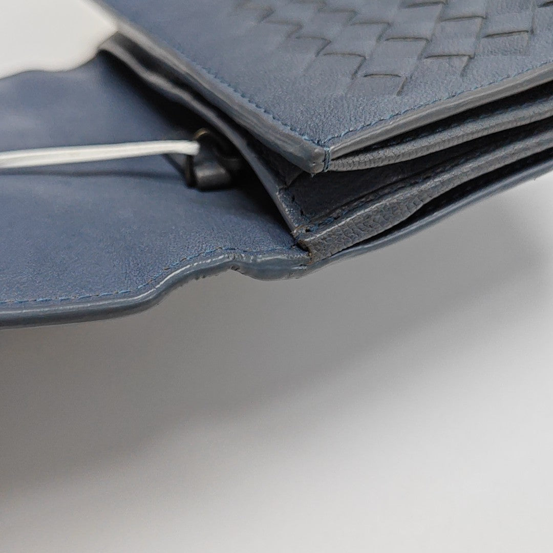 Calfskin Wallet Blue