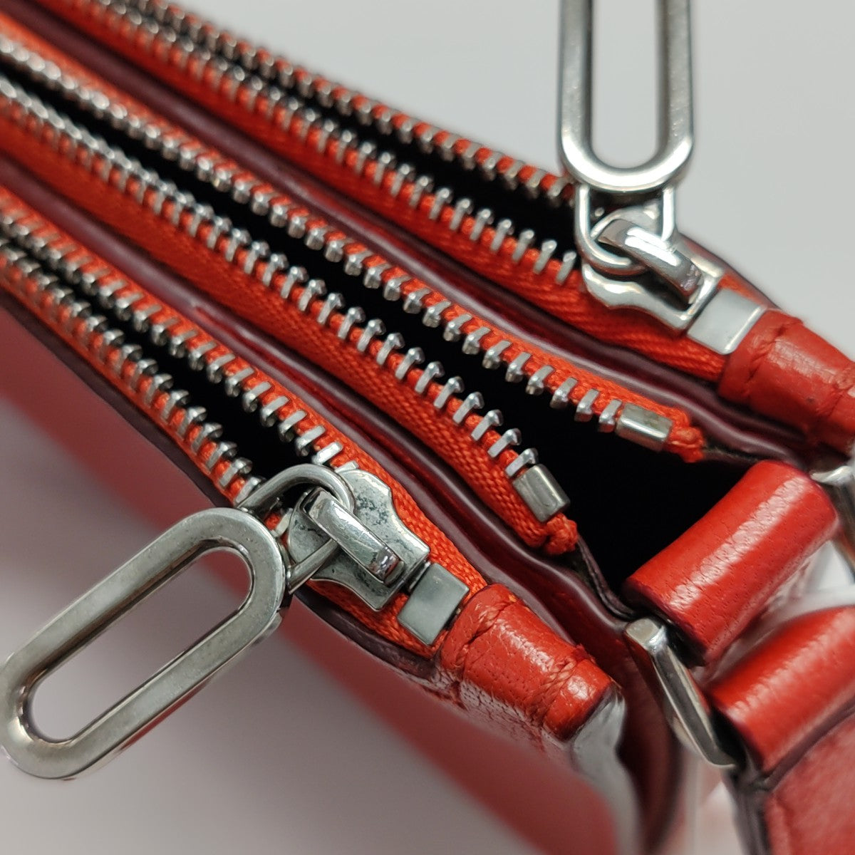 Calfskin Shoulder Bag Red