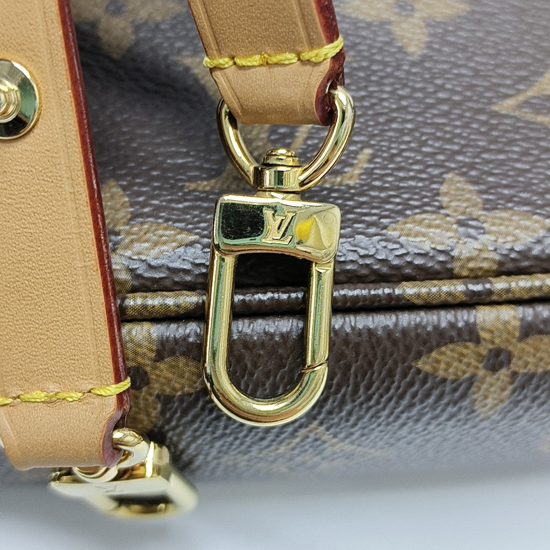 IVY Monogram Coated Canvas Brown