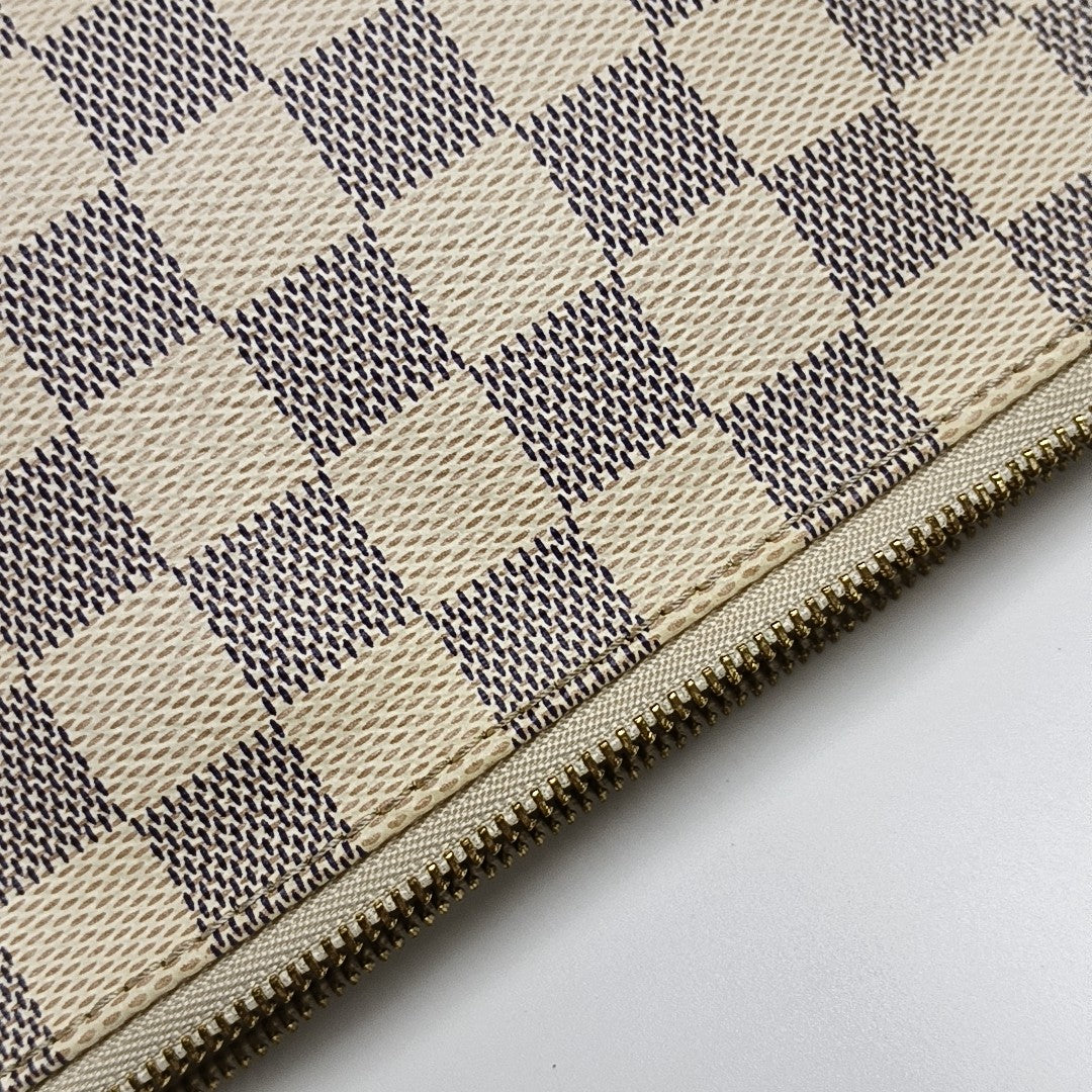 ACCESSOIRES GM Damier Azur Coated Canvas White