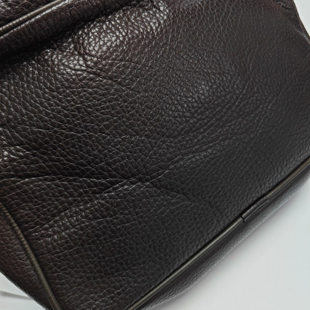 Leather Clutch Brown