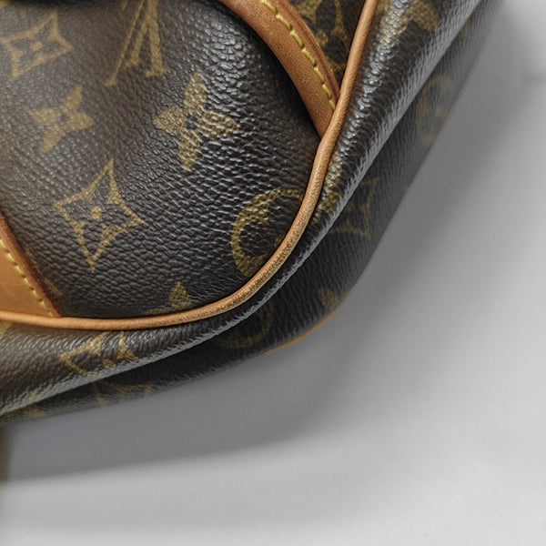DEAUVILLE Monogram Coated Canvas Brown