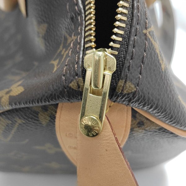 SPEEDY 30 Monogram Coated Canvas Brown
