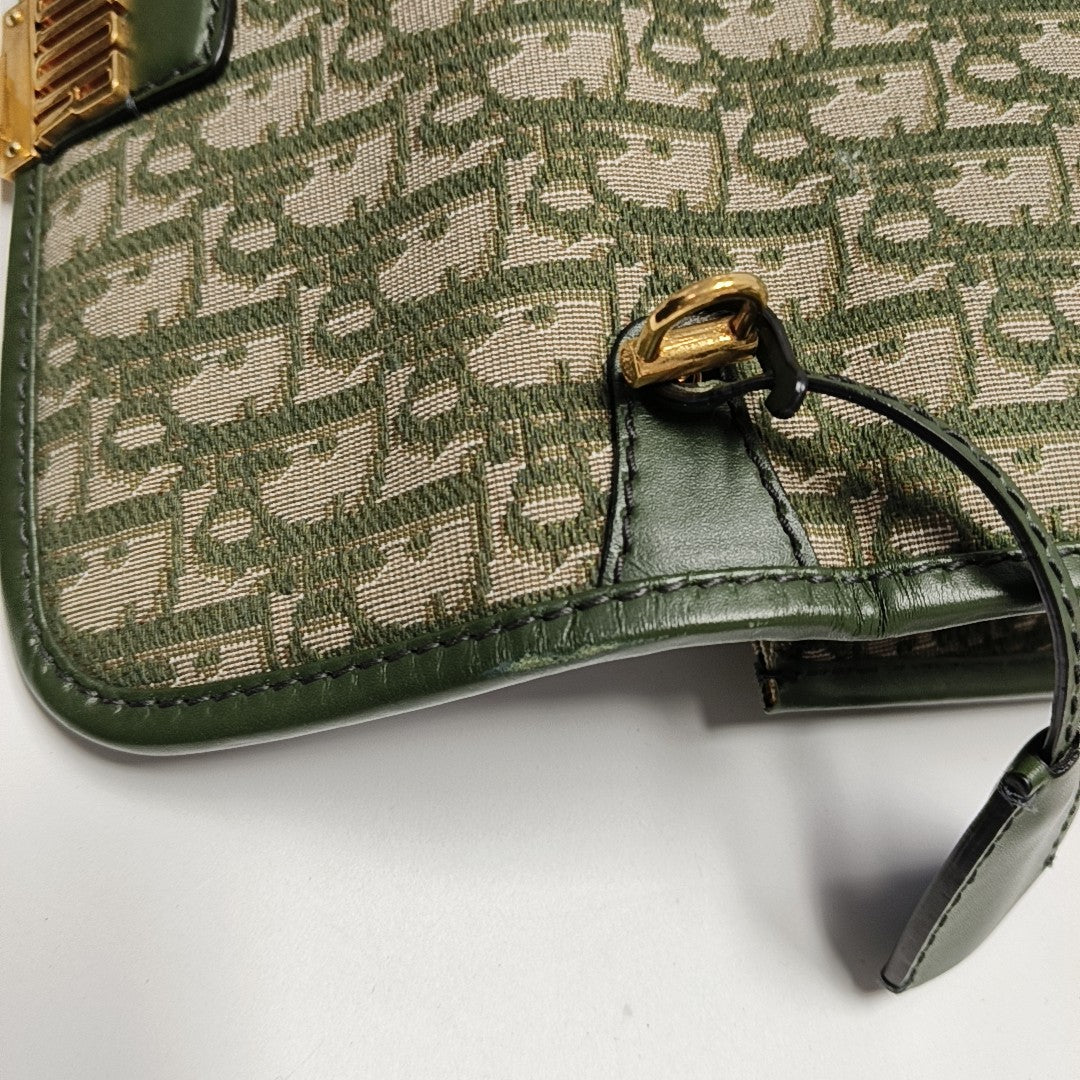 Dioraddict Oblique Canvas Green
