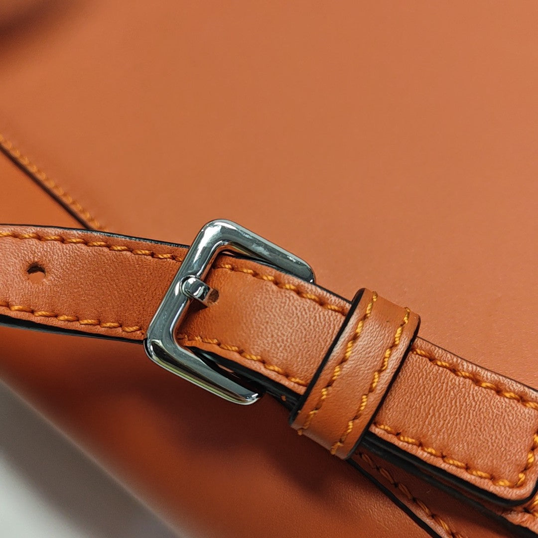 Goya Small Calfskin Orange