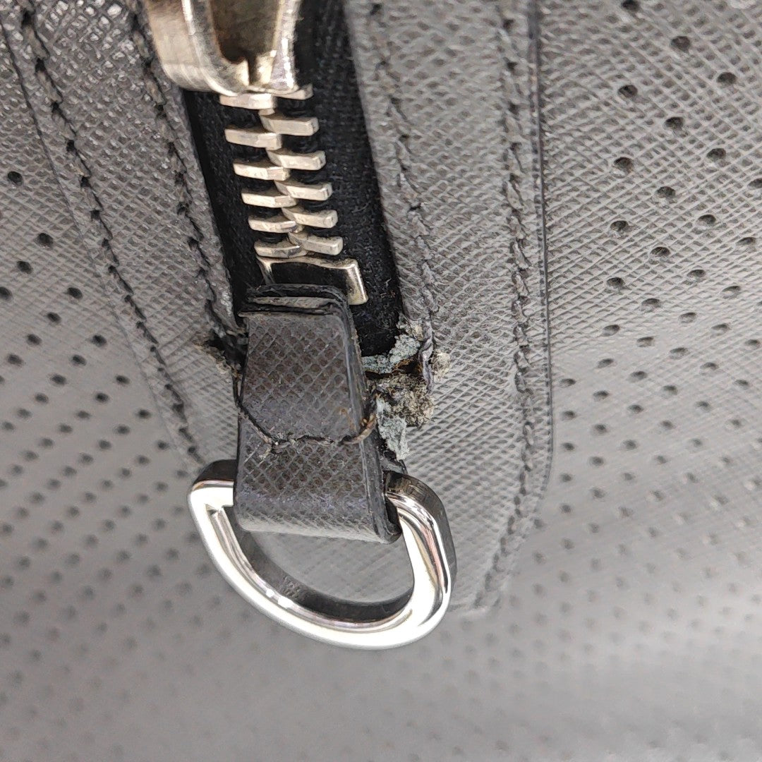Calfskin Shoulder Bag Gray