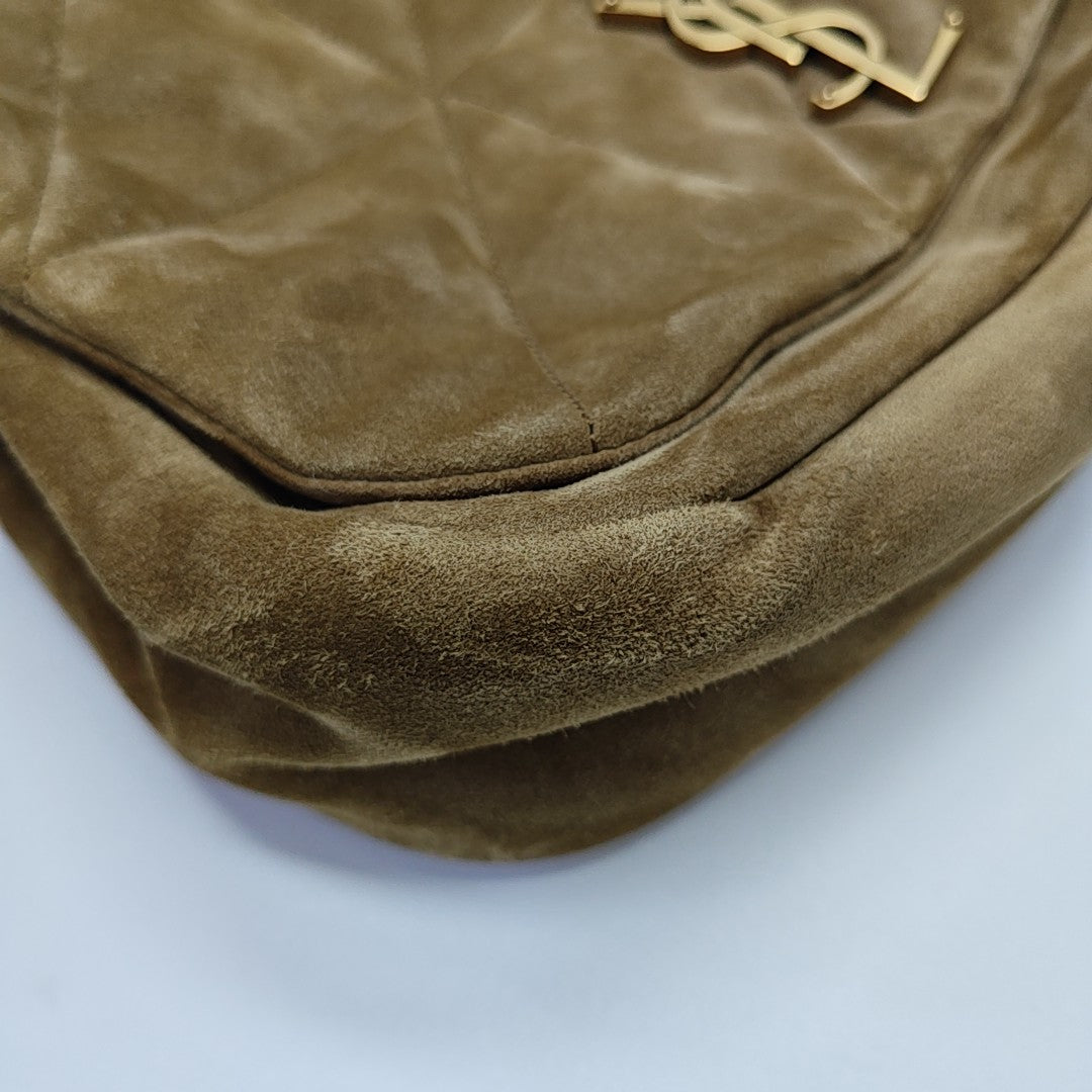 JAMIE 4.3 Medium Quilted Suede Brown