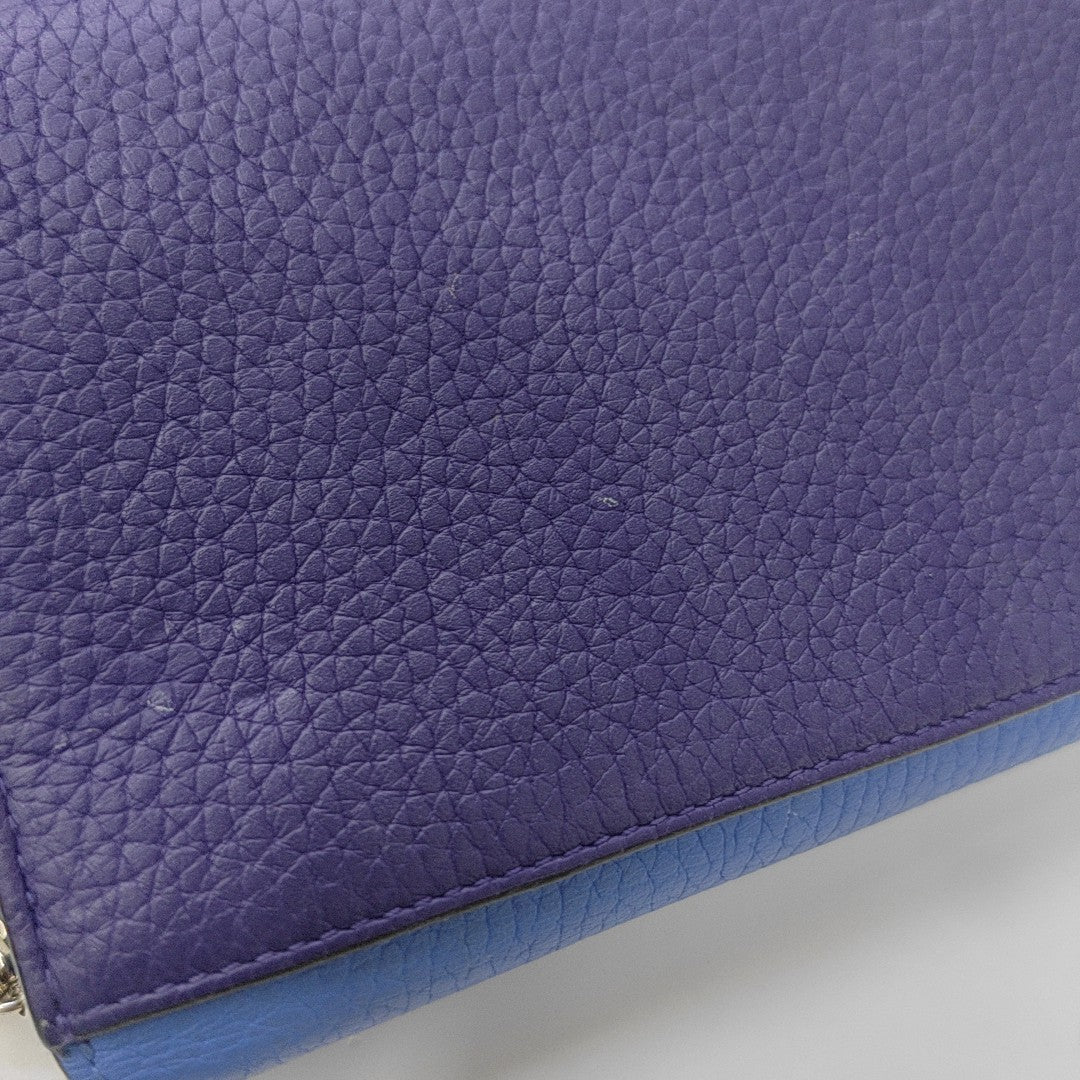 Calfskin Top Handle Bag Multicolor