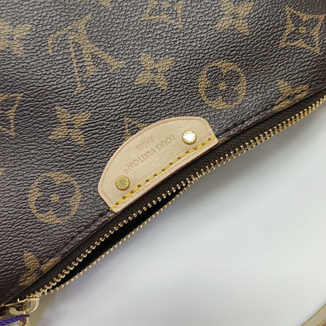 HILLS Monogram Coated Canvas Brown