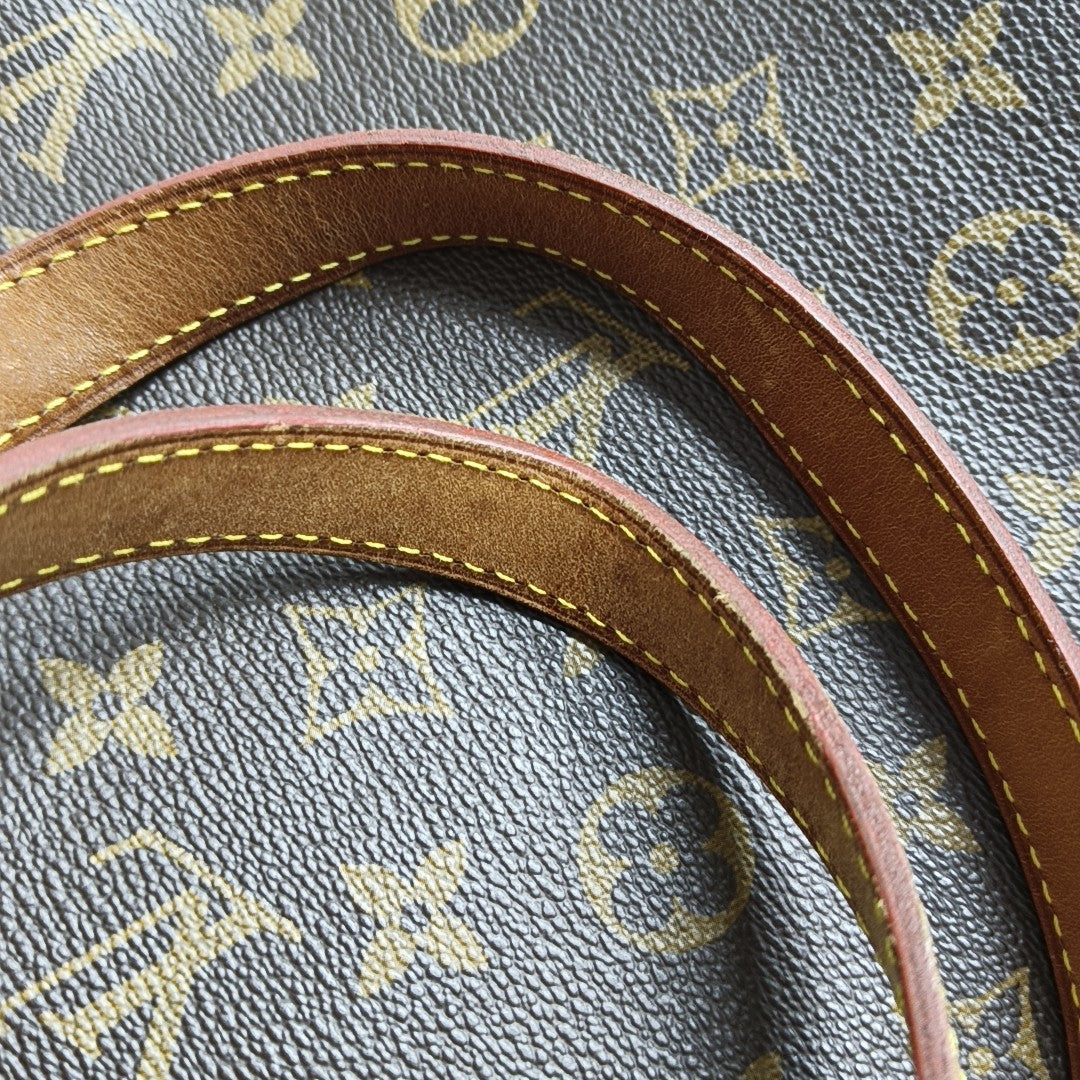 BATIGNOLLES MM Monogram Coated Canvas Brown