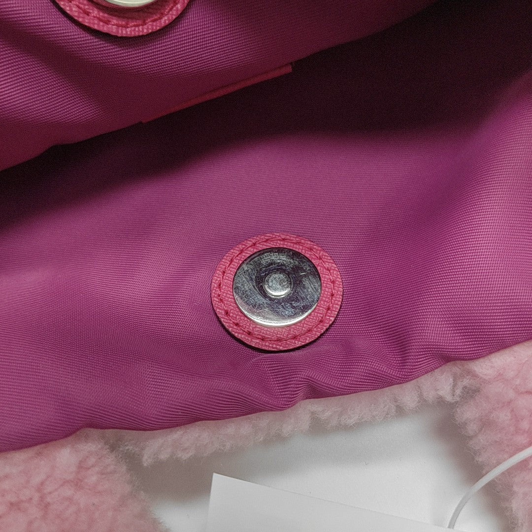Children’s GG Bucket Sheepskin Pink