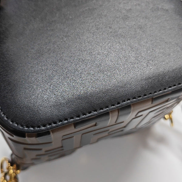 Mon Tresor Mini Monogram Calfskin Brown