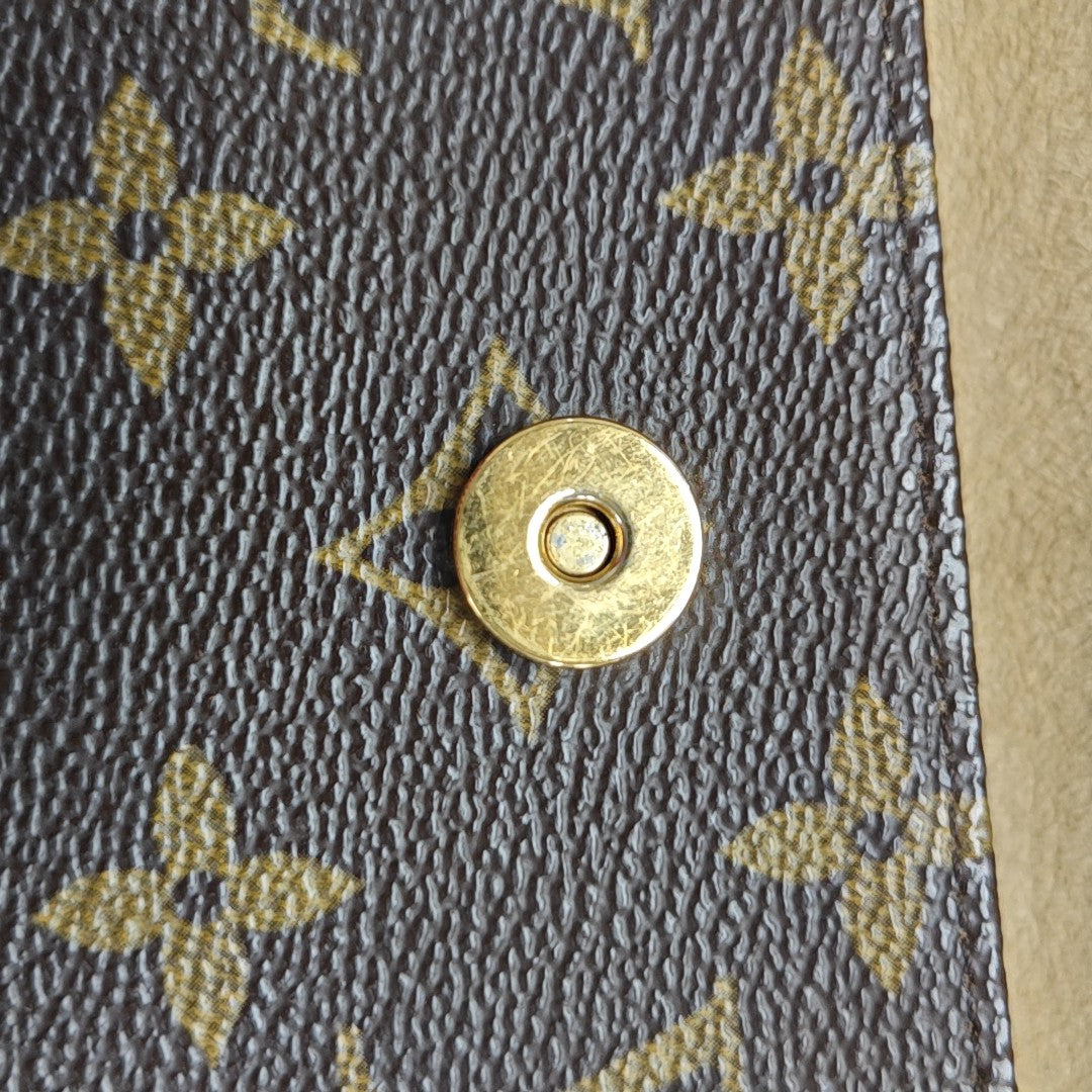 FLORENTINE Monogram Coated Canvas Brown