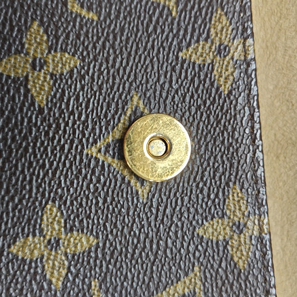 FLORENTINE Monogram Coated Canvas Brown