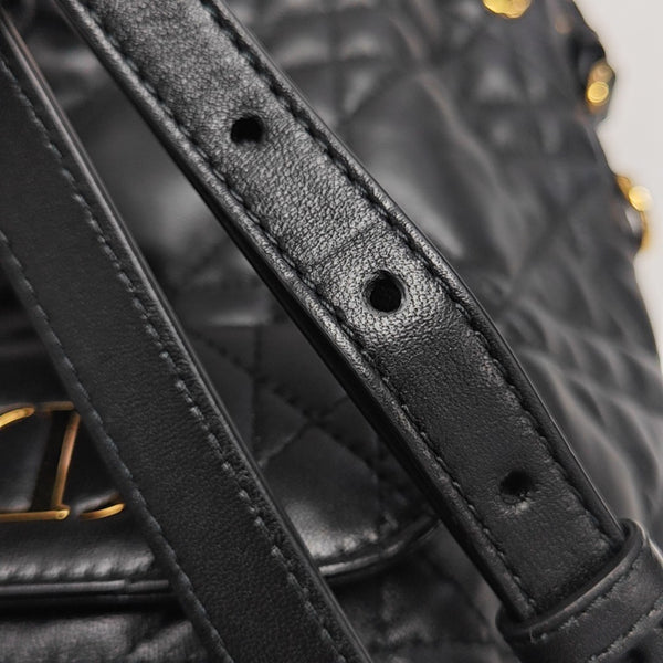 Dior Caro Small Cannage Lambskin Black