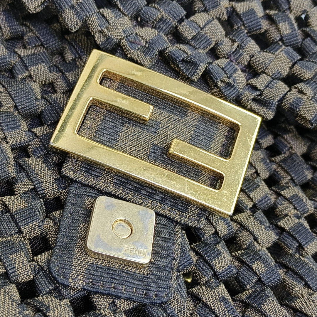 Baguette Medium Fabric Brown